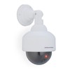Relaxdays 2 x Camera Dummy Flashing LED Light Indoor &