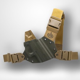 Kenai Chest Holster for a SIG - MAS Grey/Coyote (Model - M11 A1 Compact, Right)