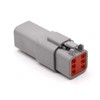 DT06-6S/DT04-6P 6 Pin Way Waterproof Electrical Wire Connector with Gray