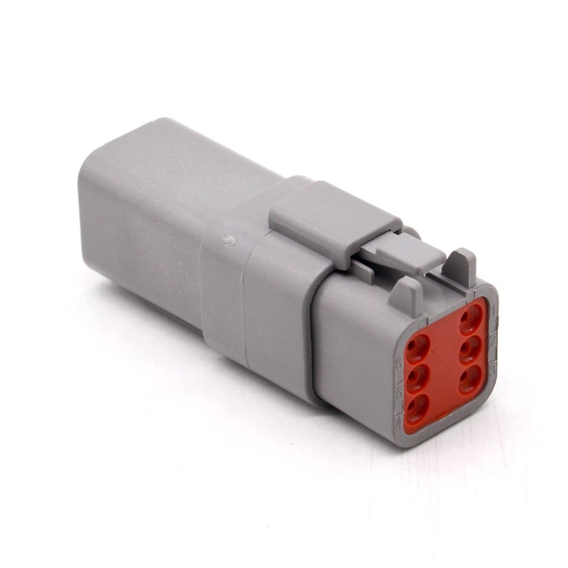 DT06-6S/DT04-6P 6 Pin Way Waterproof Electrical Wire Connector with Gray