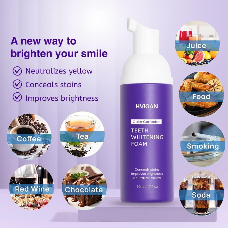 Purple Toothpaste, V34 Purple Toothpaste Whitening, Purple Teeth Whitening Toothpaste,