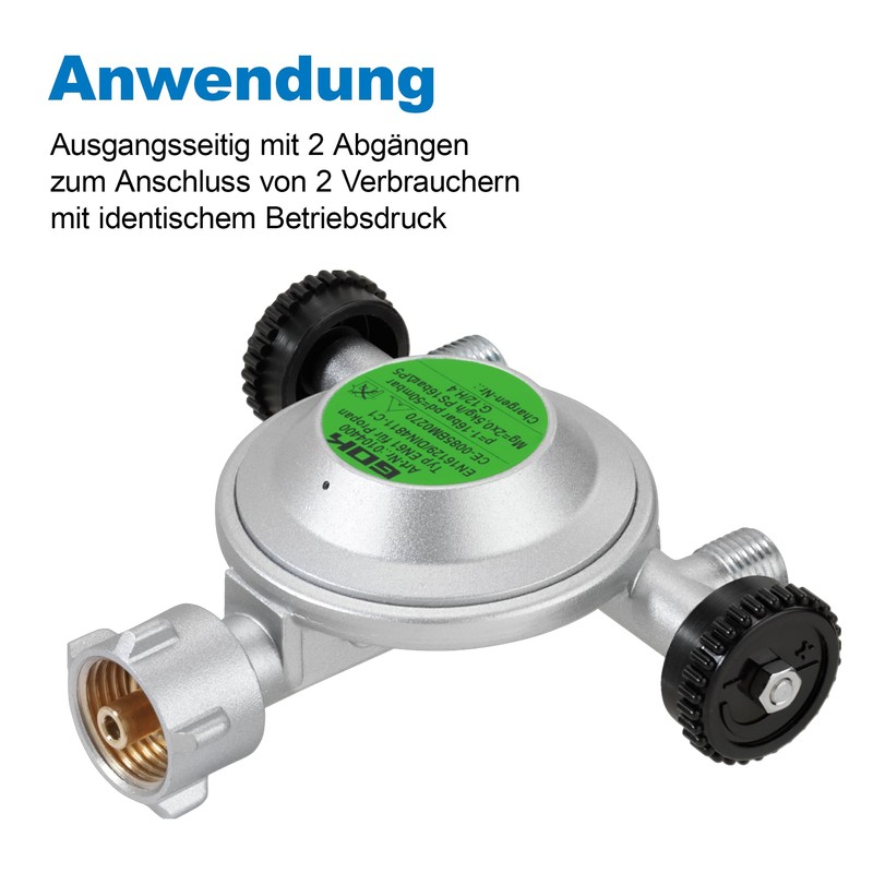 GOK 2-outlet gas regulator