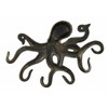 SPI Swimming Octopus Antique Bronze Finish Decorative Wall Hook