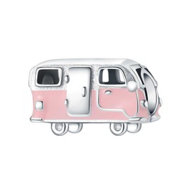 CYMYSS Charms Pendant 925 Sterling Silver Bead Charms for Women Charm Stopper Safety Chain Bracelet for European Bracelets and Necklaces, Sterling Silver, No Gemstone