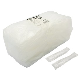 Plastic Dessert Spoons 500 Count Disposable Individually Wrapped 10cm