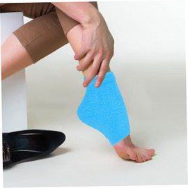 FRCOLOR 1pair Essential Oil Gel Socks Moisturizing Foot Heel Treatment Comfortable Skin Nourishing Socks for Home Salon Use for Dry Cracked Heels