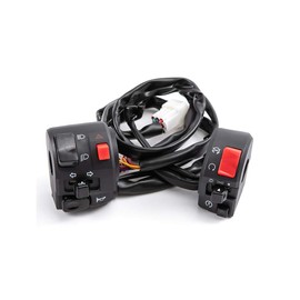 Universal Motorcycle Switch 7/8” 22mm Motorcycle Horn Button Blinker Fog Light Light Start Handlebar Electric Control Switch