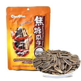 Food Safe, Caramel Flavor, 9.1 oz (260 g) x 5 Bags, Edible Sunflower Seeds, Sunflower Seeds, Chinese Food