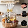 QOIUSO 6Pack Large Cellophane Basket Bags 35x45 Inch – Jumbo