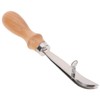DOITOOL Leather Edging Creaser Tool with Wooden Handle DIY Handmade