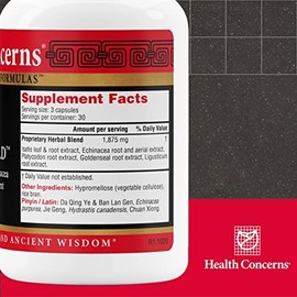 Health Concerns Isatis Gold - Immune System Support & Respiratory Tract Supplements - 90 Capsules