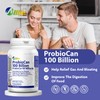 ALLBE ProbioCan 100 Billion CFU, 60 Probiotic Capsules with Lactiplantibacilus
