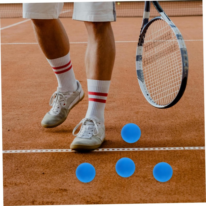 Gatuida 4 Pcs Rubber Squash Balls for Training Lightweight Bouncy