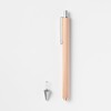 MUJI NBD11A1S Ball Point Retractable Body Wooden Shaft