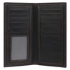 Long Wallet for Men Leather Bifold Card Holder Slim Wallet