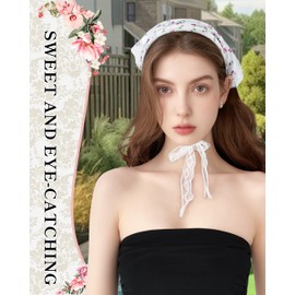 Popizard Headband for Women, Purple Cherry Country Scarf Headband Pastoral Style Hairband with Breath Comfortable Hair Band Travel