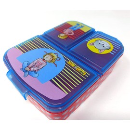 Conni Children's Lunch Box with 3 Compartments, Lunch Box, Bento Lunch Box for Children - Ideal for School, Nursery or Leisure