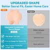 20 Count Sacral Silicone Absorbent Dressing 7" x 7" -