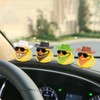 wonuu Rubber Duck Car Ornaments Duck Car Dashboard Decorations for