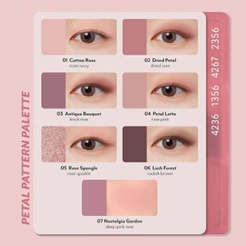 Sunsmile Im Mimi Color Pattern Palette 002 Petal Pattern (1 Piece) Eyeshadow Blush