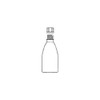 Kautex PE narrow neck bottle with cap, 1000 ml capacity
