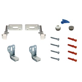 HK Mounting Radiator Side Bracket Wall Consoles Distance Variable (with Vent Set)