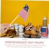 KOMBIUDA Patriotic Home Decor Small American Flag Handheld Weatherproof Fabric