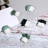 Pack of 12 3D Flowers Cute Fridge Magnets Cactus Magnetic