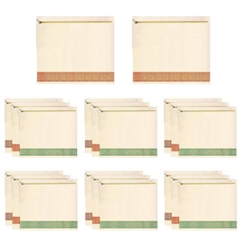 Mayatra's Organic Saree Storage Bags -100% Cotton Wardrobe Organizer For Storage - Saree Bag For Clothes Storage With Zipper -Saree Bag for Clothing Store (14 * 16 inches) (Pack Of 20)