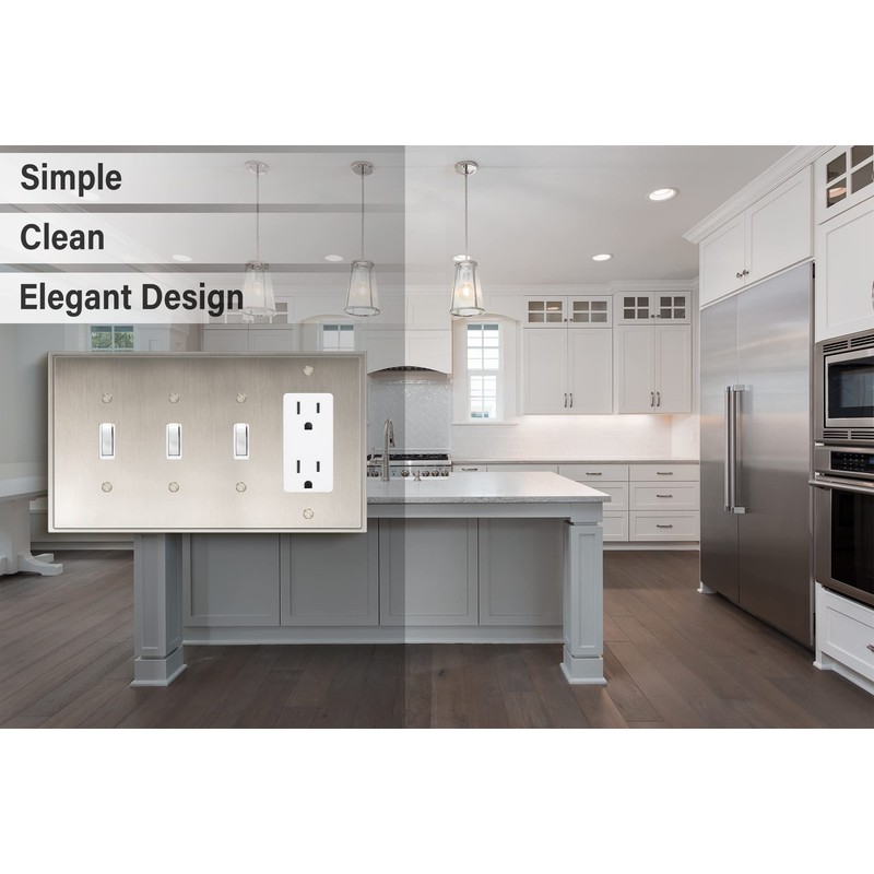 Henne Bery Soft Modern Decorative Wall Plate Switch Plate Outlet