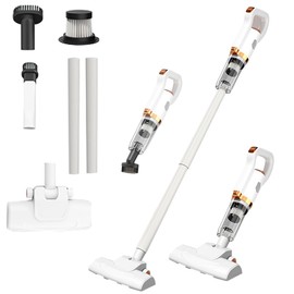 GTSTEG New Model Cordless Vacuum Cleaner, Powerful Stick Vacuum for Hardwood Floor, 35 Min Rechargeable Battery, 4 in 1 Lightweight Upright Vacuum for Pet Hair Carpet (1)