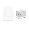 Wireless Light Switch Kit Self Powered 433MHZ Remote Control Waterproof