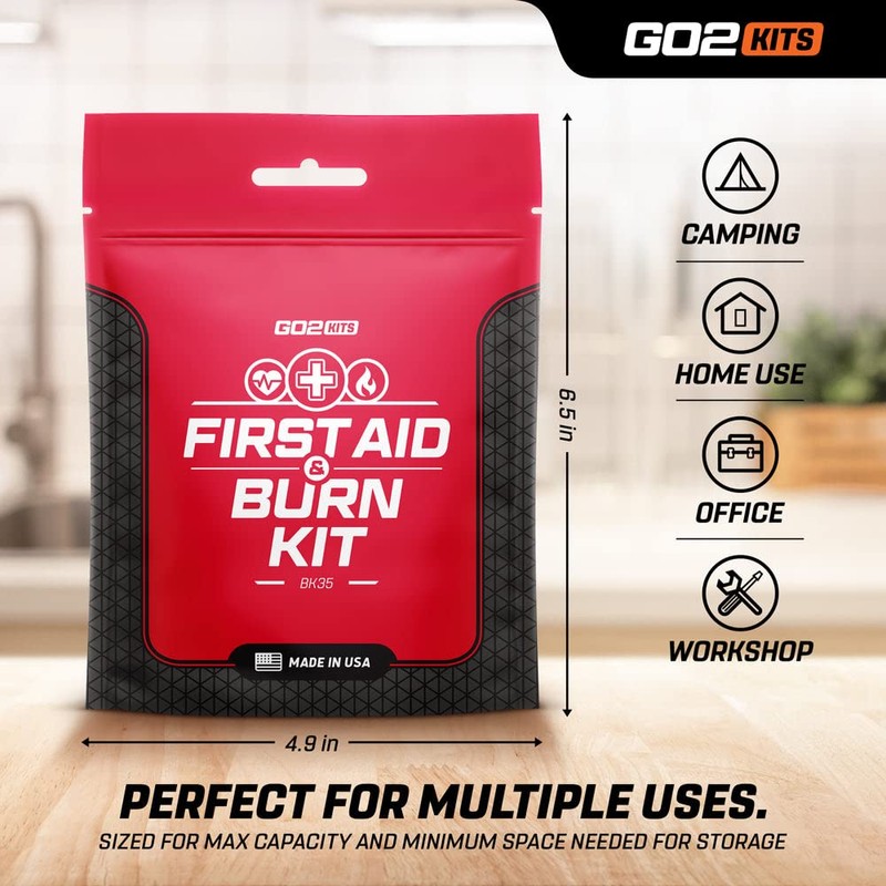 Go2Kits First aid & Burn Kit - Complete Burn Care