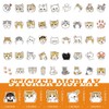Cute Cat Stickers, 100PCS Small Size Funny Hand-Painted Pet Cat