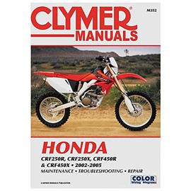 Clymer Repair Manuals for Honda CRF450R 2002-2005