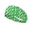 BBTDIN St Patrick's Turban for Women Shamrock Headband Green Girls