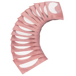 50 Parches de Extensión de Pestañas, Almohadilla de Gel de Ojos de Hidrogel, Cinta y Pegatina de Extensión de Pestañas para Permiso y Tintado