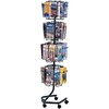 Safco Products 4128CH Wire Brochure Display Rack, Charcoal