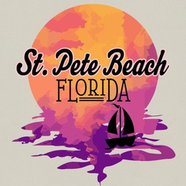 CafePress St Pete Beach Florida Canvas Tote Top Zipper Closure