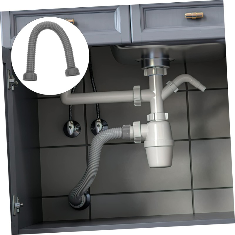 ARTIBETTER Flexible Drain Pipe with Internal Thread, Expandable Drain Pipe