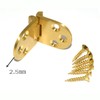 2 Pieces Solid Brass Butler Tray Hinge with Screws for