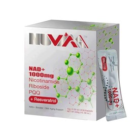 NAD+ Nicotinamida Ribosida Quercetina Resveratrol PQQ 1000mg Advance Premium Suplemento líquido (30 bolsillos) para apoyo de salud celular, impulso de