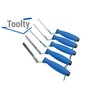 Toolty Tuck Pointer Trowel, Stainless Steel Finger Pointing Trowel, Hand