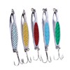 BESPORTBLE 5pcs Sequins Fishing Lures Beveling Hook Baits for Anglers
