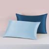 Beauty of Orient 25 Momme Premium Mulberry Blue Silk Pillowcase