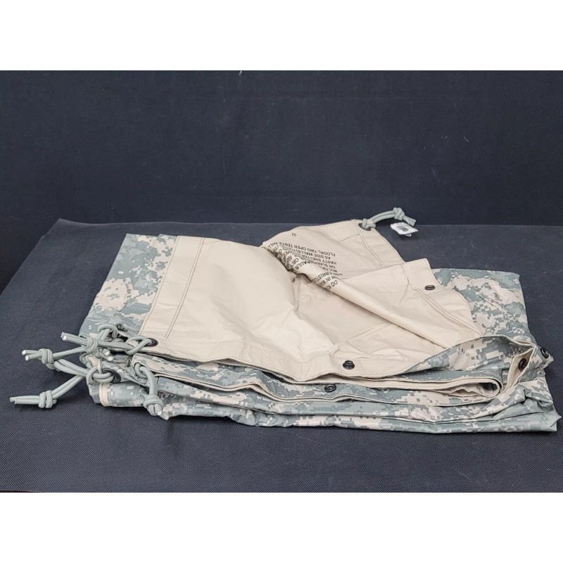 Army Military ACU Desert Sand Reversible Field Tarp Tarpaulin Survival