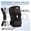 Dynamic Gear Breathable & Adjuatable Knee Brace Standard Size New