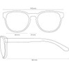 Take A Shot - Large Round Wooden Sunglasses for Women,
