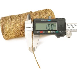 100M/328 Feet Gold String Twine for Crafts Decorative Metallic Bakers String Bakers Twine Glitter Gold Cord for Crafting Decorative Wrapping Twine String for DIY Crafts Presents Gift Wrapping