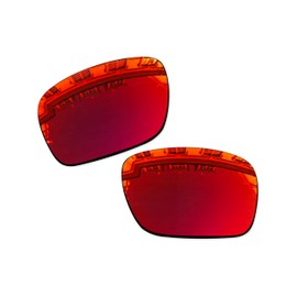 Vonxyz Lenses Replacement for Oakley Sylas OO9448 57mm Sunglass - Ruby MirrorCoat Polarized
